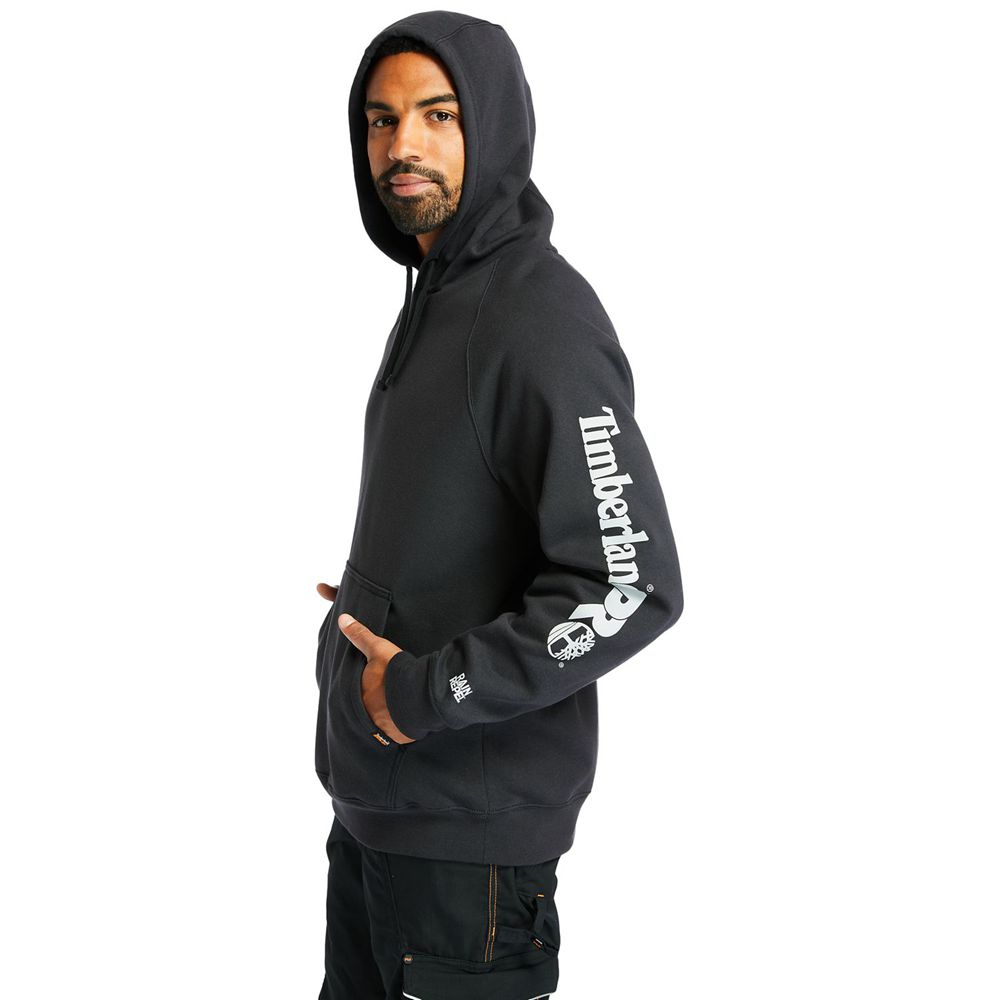 Sudadera Timberland Argentina Hombre - Pro® Hood Honcho Sport Pullover - Negras - MXVTWG-952